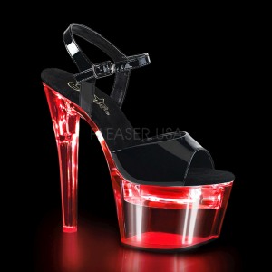 Envernizado 18 cm FLASHDANCE-709 LED lampada sandália para striper