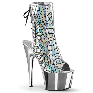 Holograma 18 cm ADORE-1018HG botinha plataforma salto alto