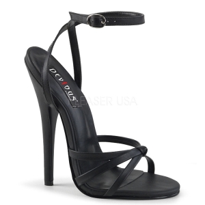 Imitação de couro 15 cm DOMINA-108 sapatos de travesti