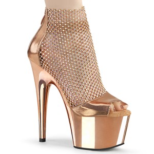 Ouro 18 cm ADORE-765RM glitter plataforma zapatos mulher