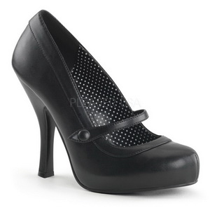 Preto Vegano 12 cm retro vintage CUTIEPIE-02 sapatos scarpin salto alto