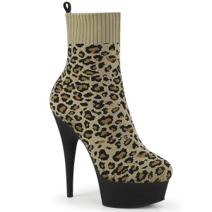Vegan 15 cm DELIGHT-1002LP Botas de tornozelo plataforma