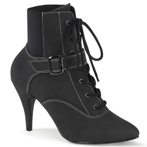 Vegan preto 10 cm DREAM-1022 Botas de tornozelo de travesti