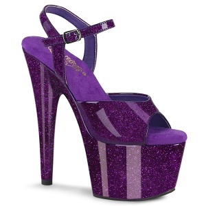 Violeta 18 cm ADORE-709GP glitter plataforma sandálias mulher