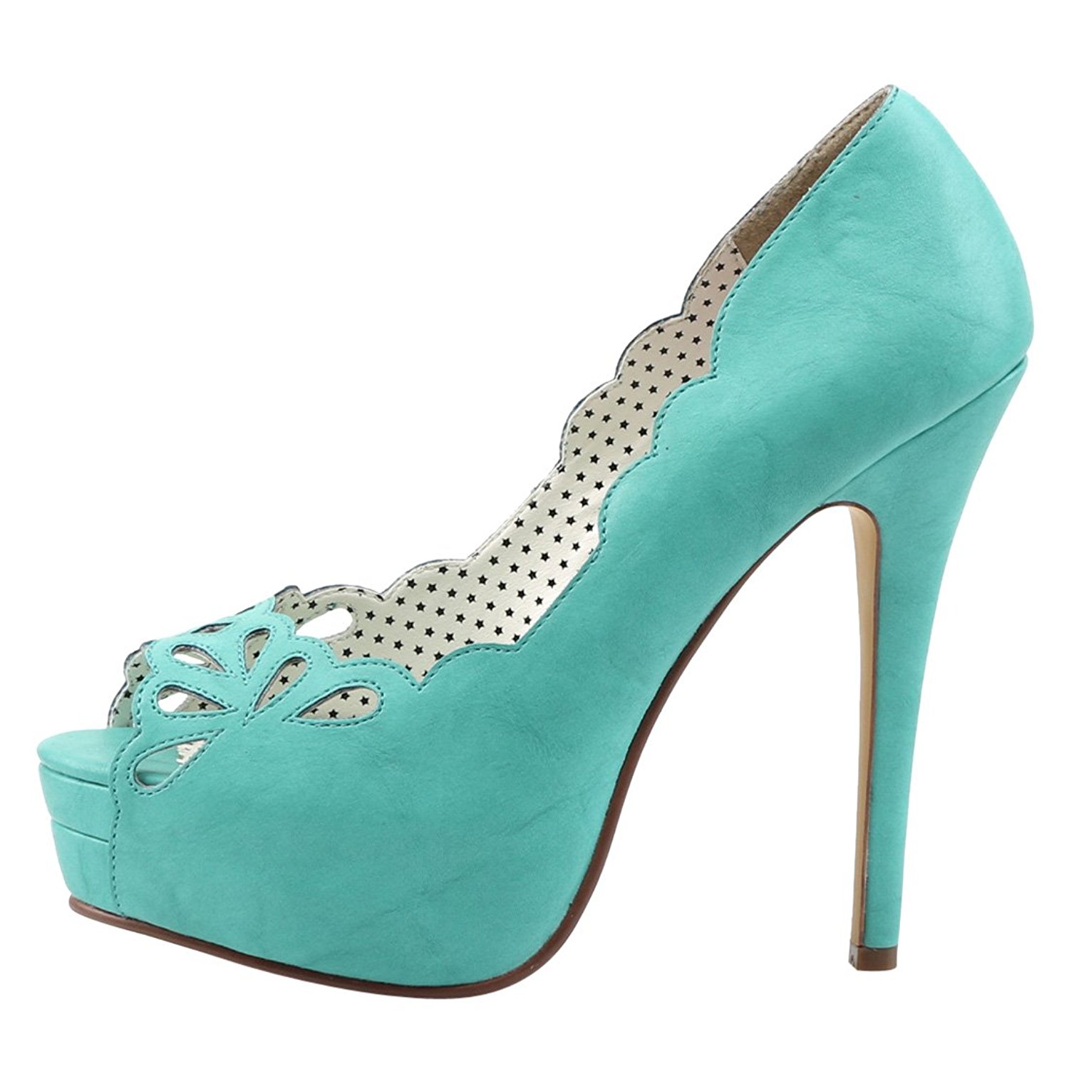 sapato scarpin aberto na frente