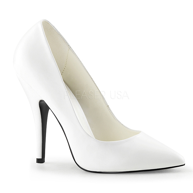 scarpin branco fosco