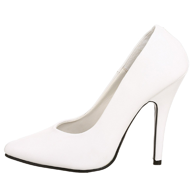 scarpin branco fosco