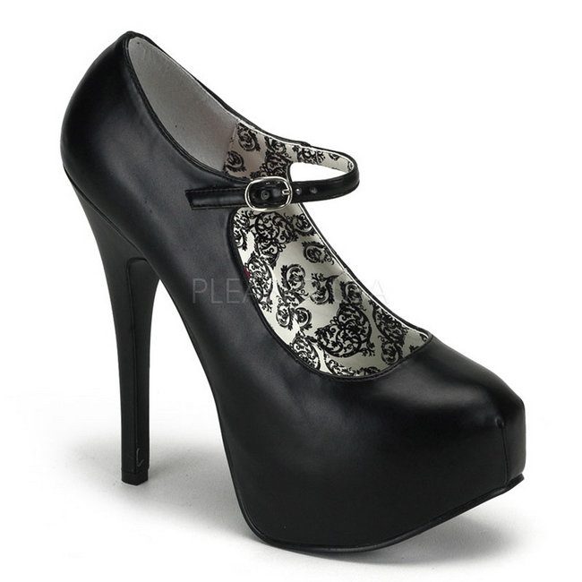 scarpin preto plataforma