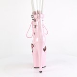 ADORE-1013MST 18 cm bota salto alto plataforma pleaser rosa
