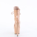 ADORE-1020 18 cm bota salto alto plataforma pleaser blush