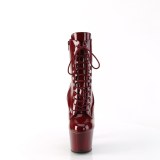 ADORE-1020 18 cm bota salto alto plataforma pleaser borgonha