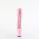 ADORE-1040WRHG - 18 cm plataforma botas saltos altos holograma rosa