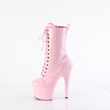 ADORE-1040WRHG - 18 cm plataforma botas saltos altos holograma rosa