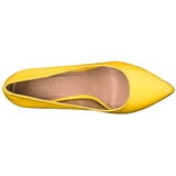 Amarelo Neon 13 cm AMUSE-20 Sapatos Scarpin Salto Agulha