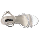 Branco 15 cm DOMINA-108 sapatos de travesti