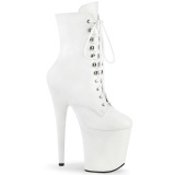 Branco 20 cm FLAMINGO-1020WR Botas de tornozelo plataforma