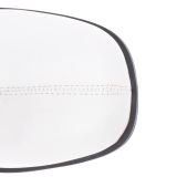 Branco Imitação Couro 7,5 cm GOGO-150 botinha com salto grosso stretch