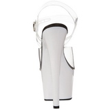 Branco Neon 18 cm ADORE-708UV Saltos Altos Plataforma
