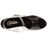 Branco Neon 18 cm ADORE-708UV Saltos Altos Plataforma
