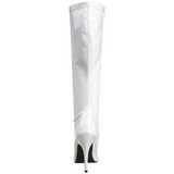 Branco Verniz 13 cm SEDUCE-2000 Botas Mulher para Homens