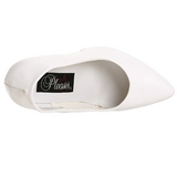 Branco Verniz 13 cm SEDUCE-420 scarpin de bico fino salto alto
