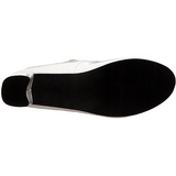 Branco Verniz 5 cm SCHOOLGIRL-50 classico calçados scarpini