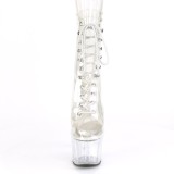 Branco glitter 18 cm ADORE-1020C botinha de saltos pole dance