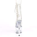 Branco glitter 18 cm ADORE-1020C botinha de saltos pole dance