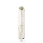 Branco glitter 18 cm ADORE-1020GDLG botinha de saltos pole dance