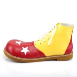 CLOWN-02 funtasma palhaço sapatos unissex e sapatos de circo amarelas