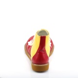 CLOWN-02 funtasma palhaço sapatos unissex e sapatos de circo amarelas