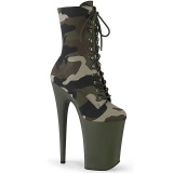 Camoflash 23 cm INFI-CAM1 extremamente alto botinhas plataforma