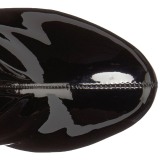 Envernizado 15 cm DELIGHT-1010 botinha plataforma salto alto