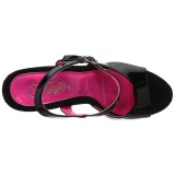 Envernizado 18 cm SKY-309TT Sandálias Plataforma Neon