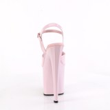Envernizado 19 cm ENCHANT-709 rosa sapatos pleaser de salto alto