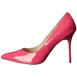 Fucsia Verniz 10 cm CLASSIQUE-20 Scarpin Saltos Altos para Homens