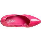 Fucsia Verniz 10 cm DREAM-420 Scarpin Saltos Altos para Homens