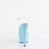 Glitter plataforma 18 cm AADORE-708LG-5 sandálias de saltos pole dance