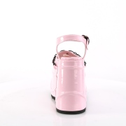 Holograma 15 cm DemoniaCult WAVE-09 lolita sandálias de cunha plataforma