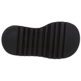 Imitação Couro 12 cm STOMP-10 botinha lolita gotico com cunha alto