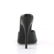Imitação Couro 15 cm DOMINA-101 Mules Saltos Altos para Homens