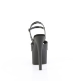 Imitação Couro 18 cm PASSION-709 saltos altos pleaser com plataforma