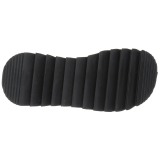 Imitação Couro 8 cm DemoniaCult SCENE-30 botinha gotico com fivelas