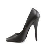 Imitação de couro 15 cm DOMINA-420 Scarpin Saltos Altos para Homens