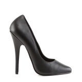 Imitação de couro 15 cm DOMINA-420 Scarpin Saltos Altos para Homens