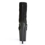 Imitação de couro 20 cm Pleaser FLAMINGO-800-24 Plataforma Botinha Cano Curto