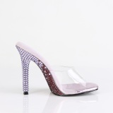 Lavanda 11,5 cm GALA-01DMM Mules de salto alto strass