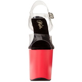Neon Rosa 20 cm Pleaser FLAMINGO-808UV Salto Alto Plataforma
