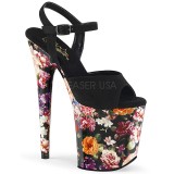 Padrao de Floral 20 cm FLAMINGO-809WR Plataforma Salto Agulha