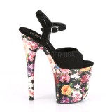 Padrao de Floral 20 cm FLAMINGO-809WR Plataforma Salto Agulha
